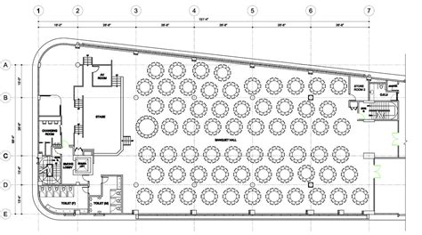 Hotel Banquet Hall Floor Plan