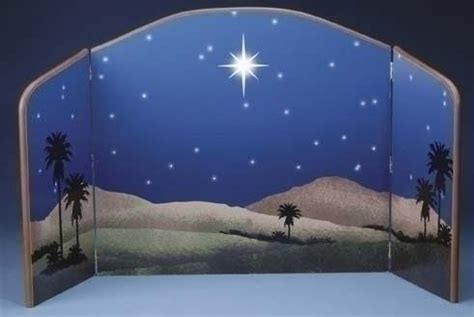 Backdrop For Christmas Crib Stash Co | Navidad | Christmas nativity scene, Diy nativity ...