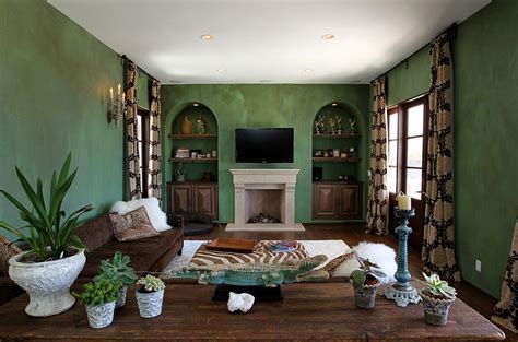 25 Green Living Rooms And Ideas To Match