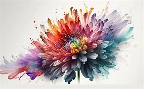 Premium Vector | Watercolor flower vector art