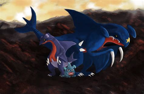 Gible Evolution by Hatehmeh on DeviantArt