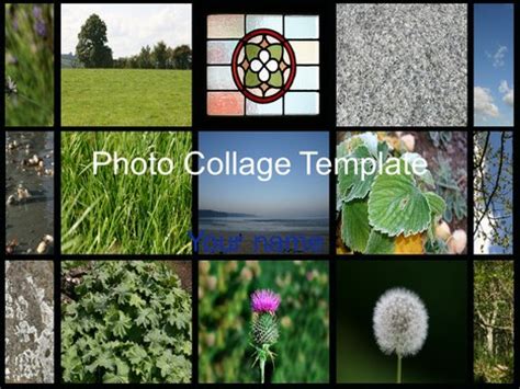 Powerpoint Photo Collage Template Free Download - FREE PRINTABLE TEMPLATES