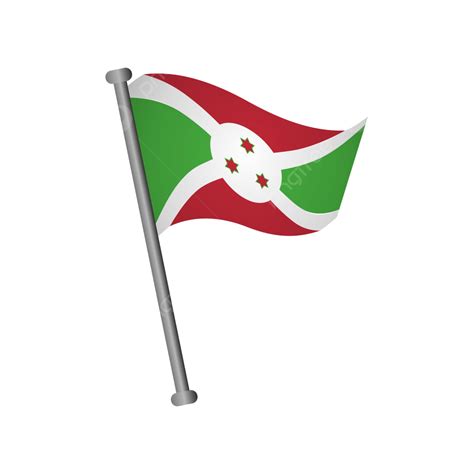 Burundi Flag Icon, Burundi, Flag, Burundi Flag PNG and Vector with Transparent Background for ...