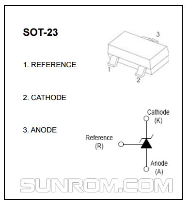 TL431 SMD SOT-23 [4875] : Sunrom Electronics/Technologies