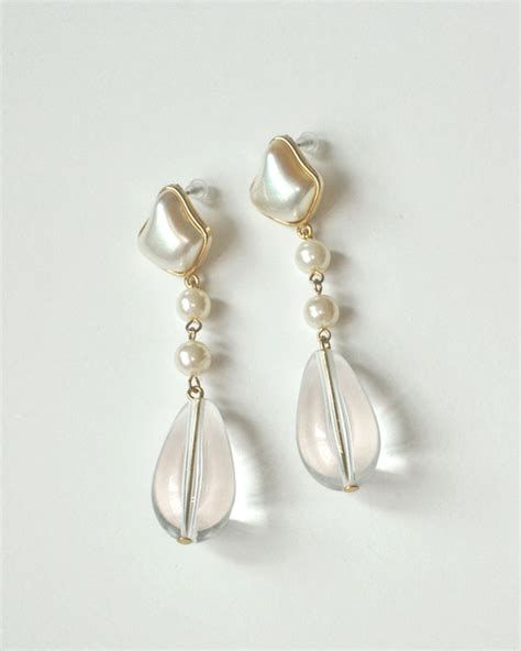 Vintage Pearl Drop Earrings - kellinsilver.com