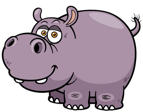 Onlinelabels Clip Art Cartoon Hippo