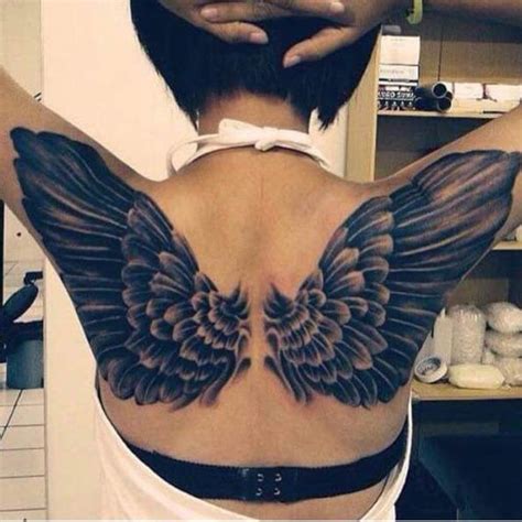 32 Best Wing Tattoos For Men and Women - TattooBlend