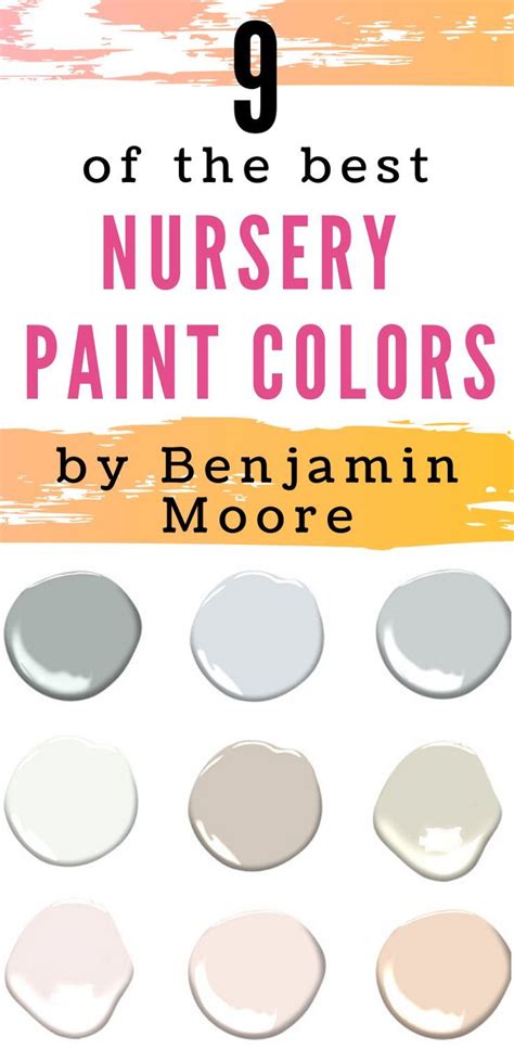 The Best Nursery Paint Colors by Benjamin Moore - The Greenspring Home | Nursery paint colors ...