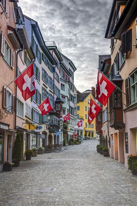 Old Town makes the ideal starting point for a sightseeing tour of #Zurich, sprawling along both ...