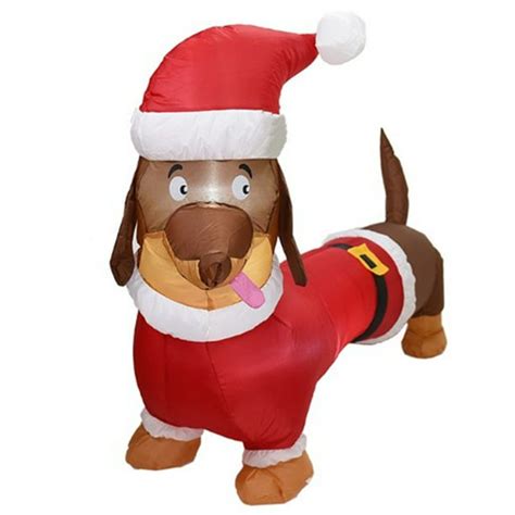 Christmas Inflatable Air Model,Christmas Inflatable Dachshund Dog Christmas Inflatable Dachshund ...