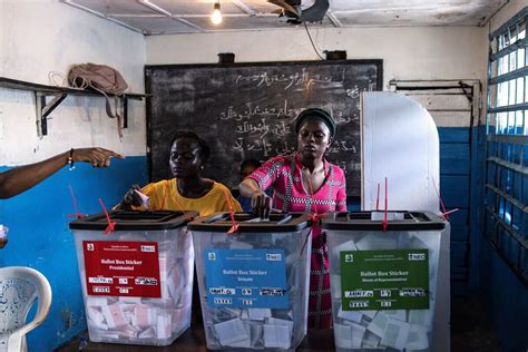 Liberia prepares for runoff presidential election after initial vote stalemate - WADR