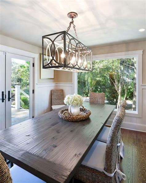 79+ Beautiful Dining Room Ideas | Farmhouse dining room lighting, Dining room lighting, Modern ...