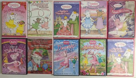 Lot Of 10 Angelina Ballerina Dvds- Friends | Grelly USA