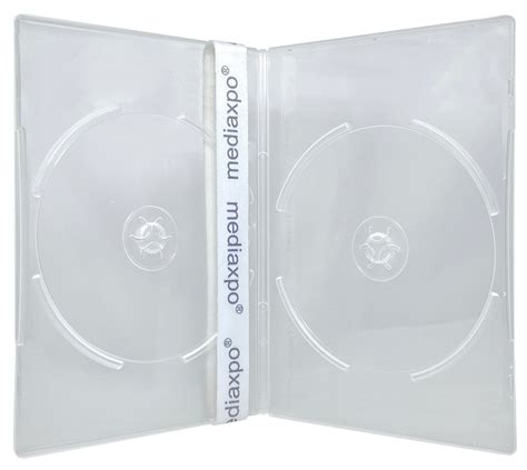 SLIM Clear Double DVD Cases 7MM – CheckOutStore.com