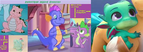 MLP Dragon Sidekicks across the Generations (G1-G5) : r/mylittlepony