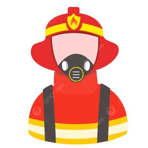 Firefighter Uniform Clipart Transparent PNG Hd, Firefighter Icon With Red Uniform, Firefighter ...