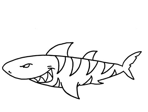 Shark Coloring Page - Coloring Home