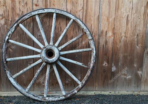 Old wagon wheel — Stock Photo © bobkeenan #4231927