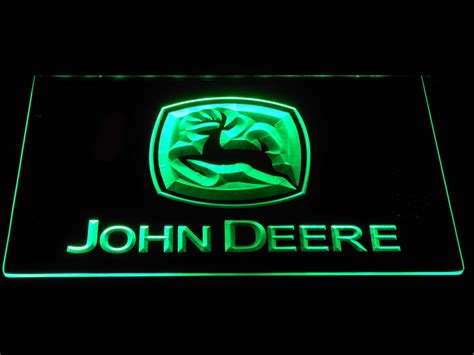 John Deere Logo Neon Sign - LED LAB CAVE