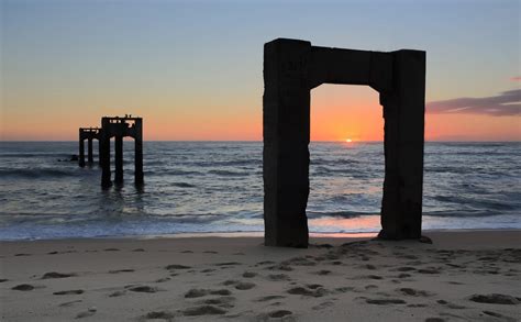 Davenport Pier Beach in Davenport, CA - California Beaches