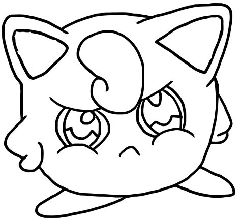 Jigglypuff Coloring Page