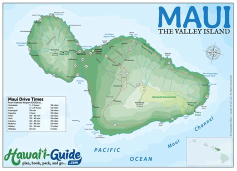 Maui Maps - Updated Maui Road & Travel Map