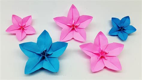 How To Make Origami Paper Flowers