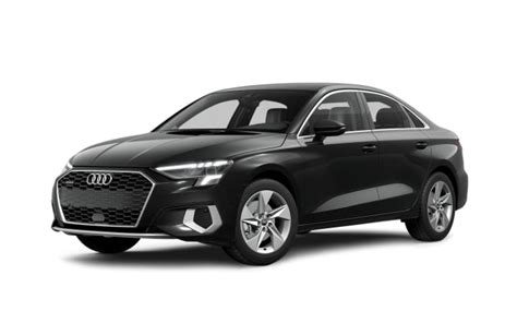 2023 Audi A3 Sedan in Mythos Black Metallic from $0 monthly