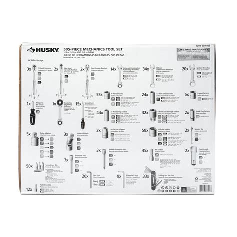 Husky Mechanics Tool Set (505-Piece) – Monsecta Depot