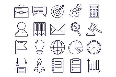 Business Vector Free Icon Set - GraphicSurf.com