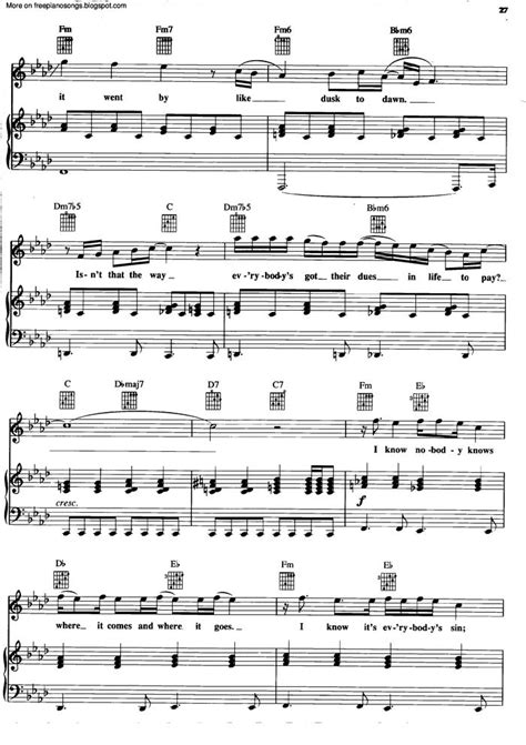 Dream On free sheet music by Aerosmith | Pianoshelf