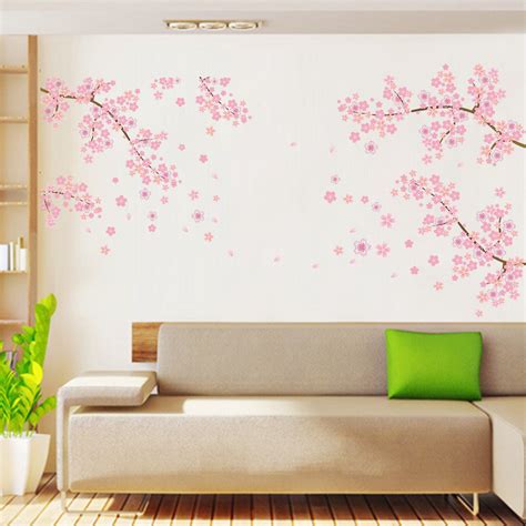 #US Flower wall stickers Blossom Removable Wall Decal Sticker Art DIY Home Decor | eBay