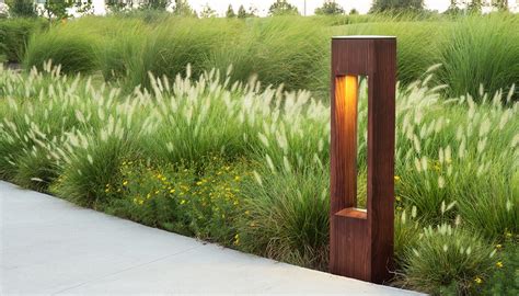 Mac II - Wood Bollard Outdoor Lighting - Structura