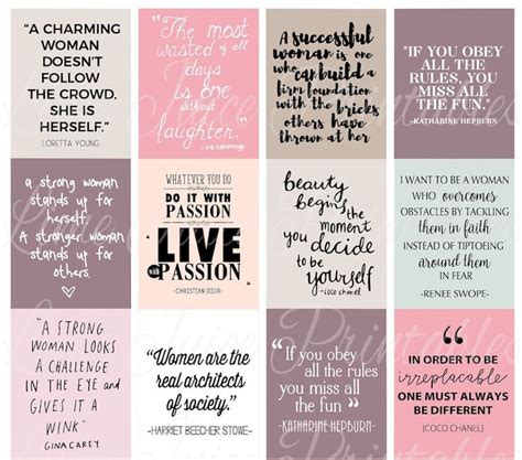 Unleash Your Inner Boss Babe With I AM WOMAN Printable Planner Quotes - Etsy | Planner quotes ...