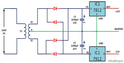 12v And 5v Dual Power Supply Circuit Diagram - Wiring Diagram and Schematics