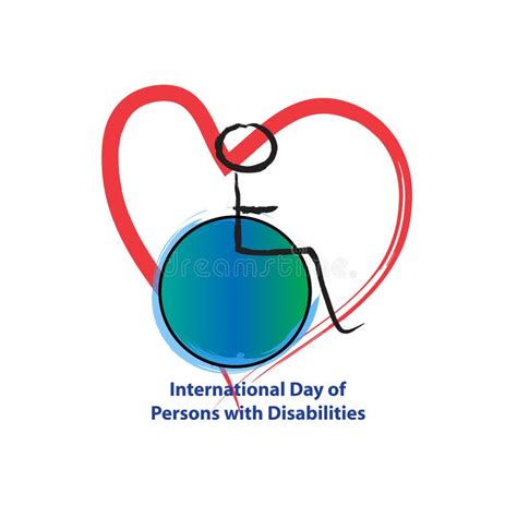 International Day of Persons with Disabilities Stock Vector - Illustration of human, happy ...