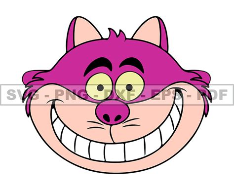 Cheshire Cat Svg, Cheshire Png, Cartoon Customs SVG, EPS, PN - Inspire Uplift