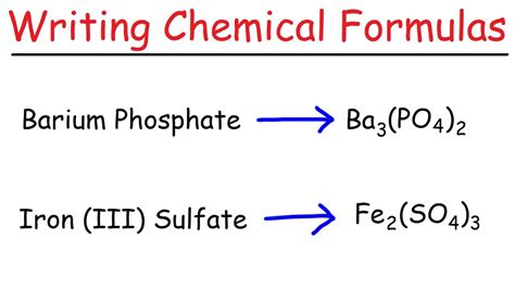 How To Write Chemical