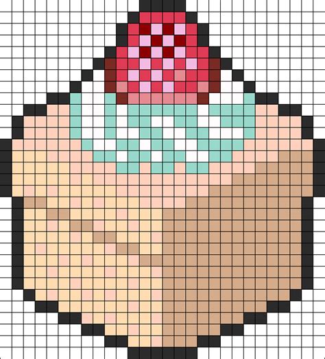 Cake Perler Perler Bead Pattern Bead Sprites Food Fuse Bead Patterns | The Best Porn Website