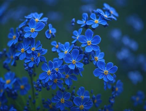 Premium Photo | Blue flowers wallpapers for iphone and android. these blue flowers wallpapers ...