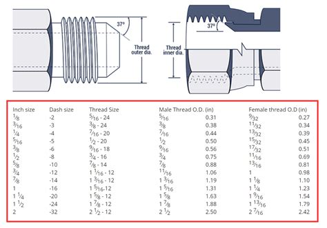 Jic fitting dimensions standard - QC Hydraulics