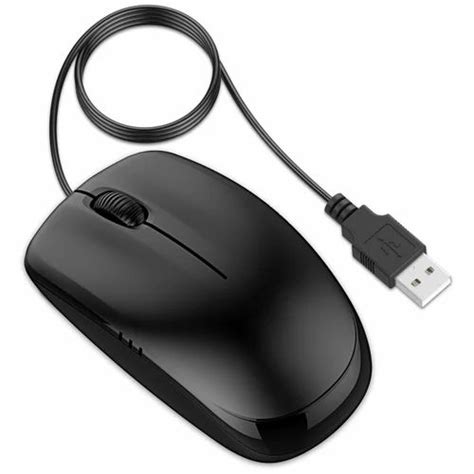 Black Wired Computer Mouse at Rs 350/piece in Mumbai | ID: 19666046233