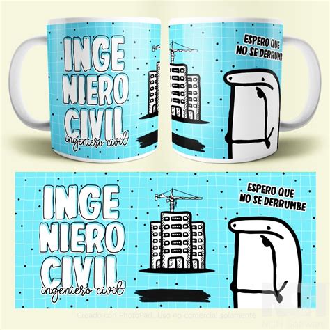 Taza Cerámica Flork Profesión Ingeniero Civil - Avisos en Hogar, Muebles y Jardín