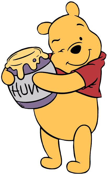 Winnie Pooh Honey Pot Clip Art Pooh Honey Winnie Coloring Eating Disney Disneyclips Butterfly ...