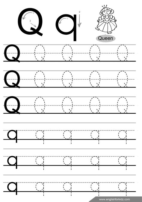 Letter Q Worksheets, Flash Cards, Coloring Pages