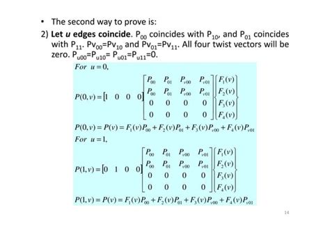 Hermite bicubic-surface-patch | PPT