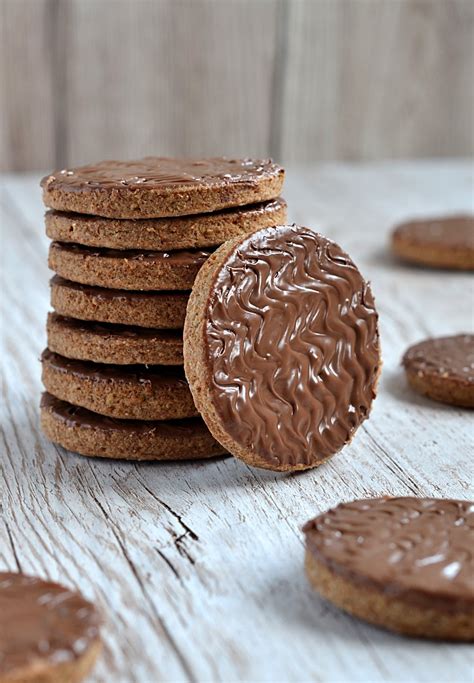 Chocolate Digestives - Baking with Granny