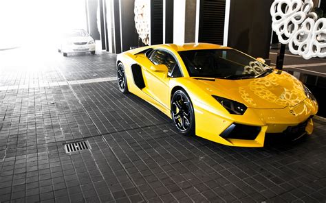 Yellow Lamborghini Aventador wallpaper | 1920x1200 | #18131