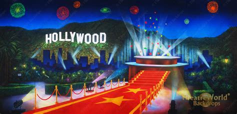 Hollywood Red Carpet Backdrop Rentals | TheatreWorld®