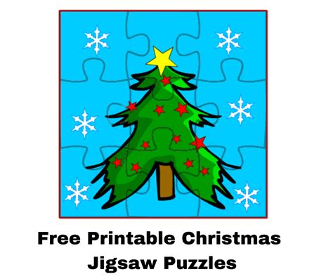 Free Printable Christmas Jigsaw Puzzles